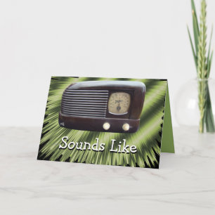 Retro-Radio2 - jede Gelegenheit anpassen Karte