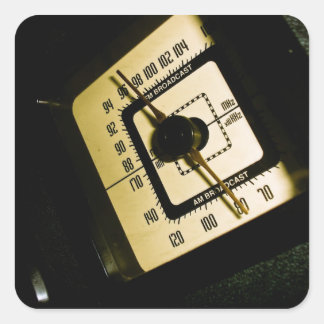 Retro Radio Dial 01 Aufkleber