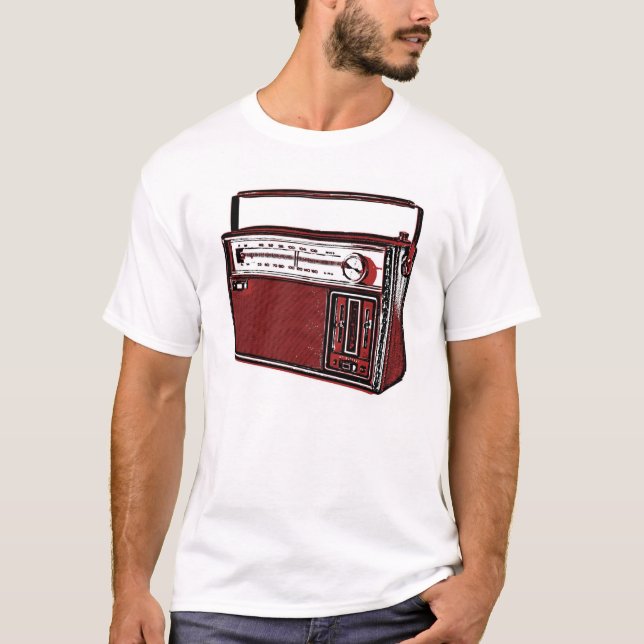 Retro Radio T-Shirt (Vorderseite)