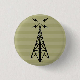 Retro Radioturm Button
