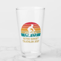 Retro-Radsport-Sonnenuntergang-Custom-Triathlon