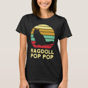 Retro-Ragdoll-Pop-Pop-Ragdoll-Katzendaddy-Rag-Pupp T-Shirt