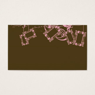 Retro-Rahmen-Visitenkarte