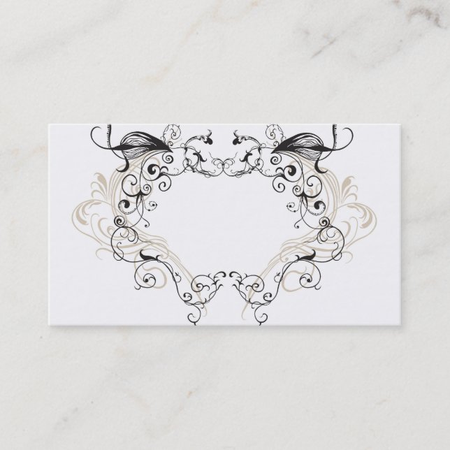 Retro Rahmen Visitenkarte (Vorderseite)