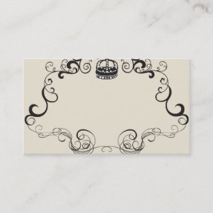 Retro Rahmen Visitenkarte