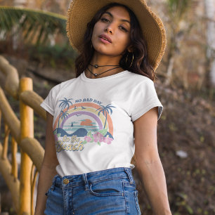 Retro Rainbow and Beach T-Shirt