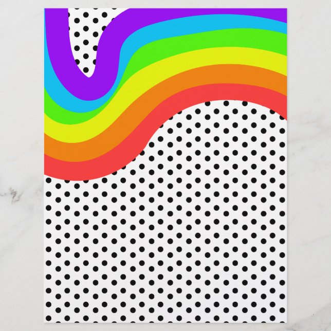 Retro Rainbow AWARD WINNER Letterhead (Vorderseite)