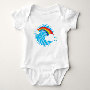 RETRO RAINBOW BABY STRAMPLER