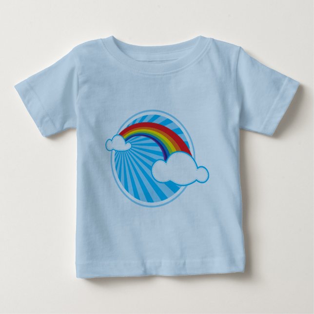 RETRO RAINBOW BABY T-SHIRT (Vorderseite)