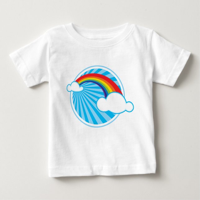 RETRO RAINBOW BABY T-SHIRT (Vorderseite)