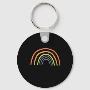 Retro Rainbow God Behalte seine Versprechen Christ Schlüsselanhänger