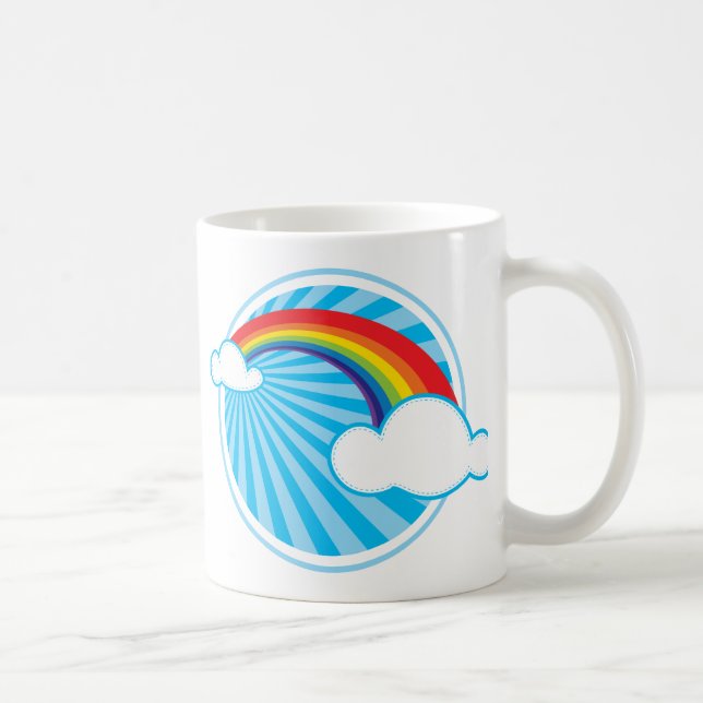 RETRO RAINBOW KAFFEETASSE (Rechts)