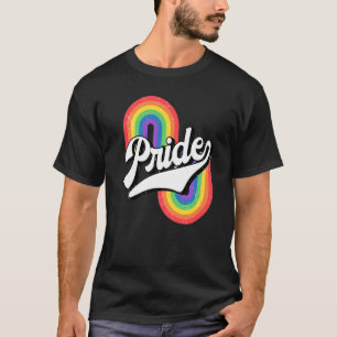 Retro Rainbow Lgbt Pride Gay Lesbian Bisexual Lgbt T-Shirt