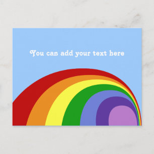 Retro Rainbow Postkarte