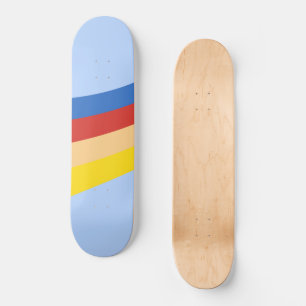 Retro Rainbow Skateboard