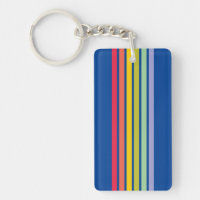 Retro Rainbow Stripe Blue