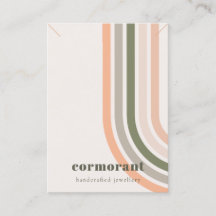 Retro Rainbow Wüste Bracelet Necklace Display