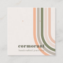 Retro Rainbow Wüste Chic Stuck Earring Display