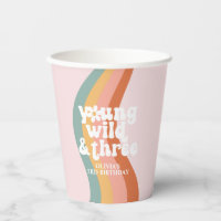 Retro Rainbow Young Wild Three Daisy