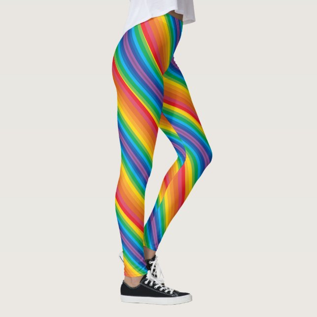 Retro Rainbows Leggings (Rechts)