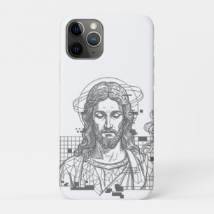 Retro-Raster-Jesus König der Könige Offenbarung 19 Case-Mate iPhone Hülle
