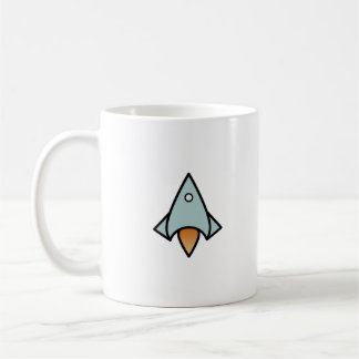 Retro-Raumschiff Kaffeetasse