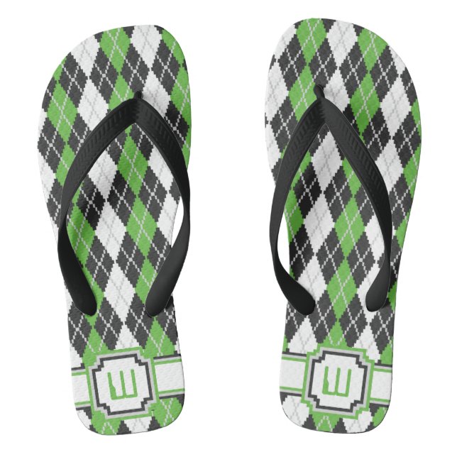 Retro-Raute Flip Flops (Fußbett)