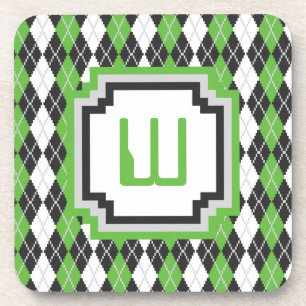 Retro Raute Square Untersetzer