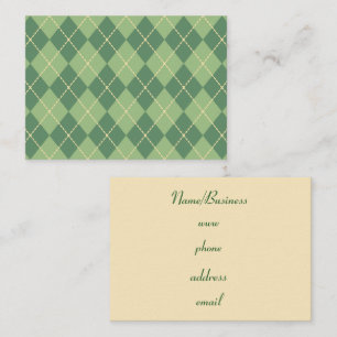 Retro-Raute-Visitenkarte Visitenkarte