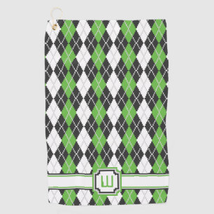 Retro Rauten-Golf-Tuch Golfhandtuch