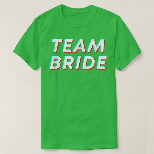 Retro Rave Festival Team Bride Bachelorette Bach B T-Shirt (Design vorne)