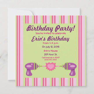 Retro Raygun-Liebe Einladung