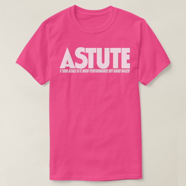 Retro RC Tamiya Astute White T-Shirt (Design vorne)