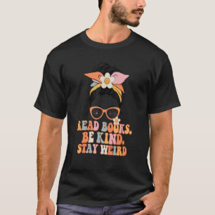 Retro Read Books are kind Bleibe komische bun Groo T-Shirt