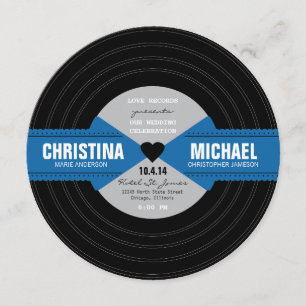 Retro Record - Einladung