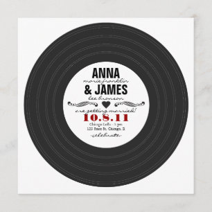 Retro Record - Einladung