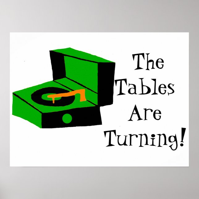 Retro Record Player Poster (Vorne)