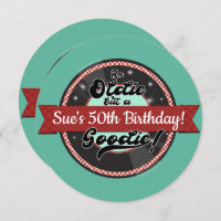 Retro Record Ribbon 50er Geburtstagsparty