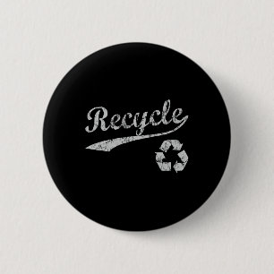 Retro Recycle sportliche Umwelt Button