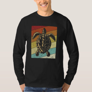 Retro Red Eared Slider Tortoise Painted Turtle T-Shirt