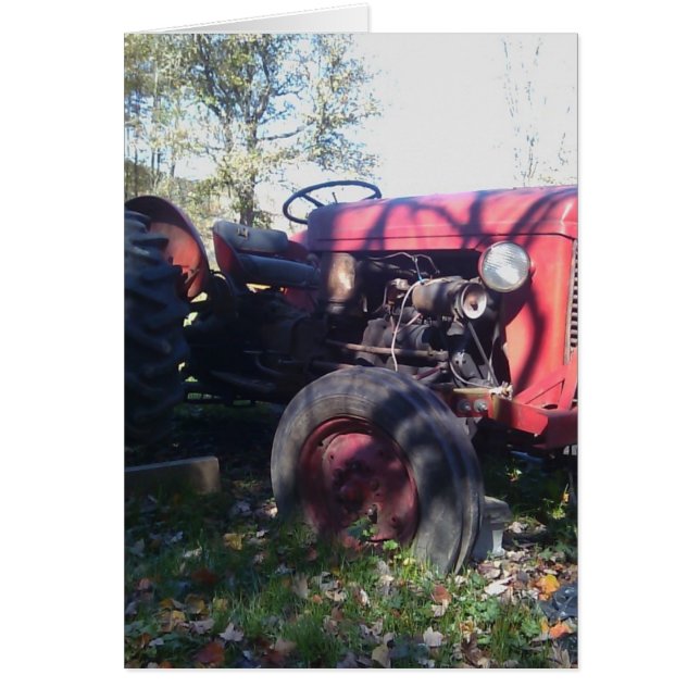 Retro Red Tractor (Vorne)