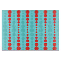 Retro Red & Turquoise Dots Cutting Board