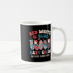 Retro Red White Blue Kaffeetasse
