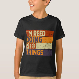 Retro Reed macht Reed Dinge Lustiger Geburtstags-W T-Shirt