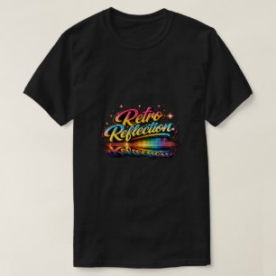 Retro-Reflexion: Vintage 70er 80er Ästhetik Sonnen T-Shirt