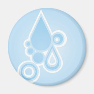 Retro Regen lässt Magneten fallen Magnet