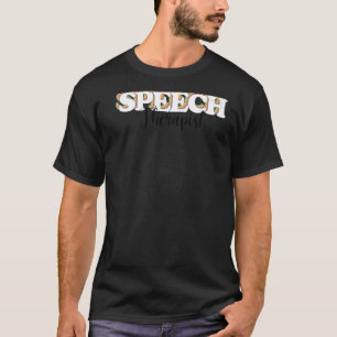 Retro Regenbogen Aussprache T-Shirt