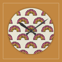 Retro-Regenbogen in Vintagen kalifornischen Surfer