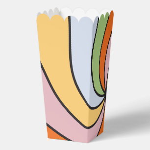 Retro-Regenbogen-Poster-Geschenkbox  Geschenkschachtel