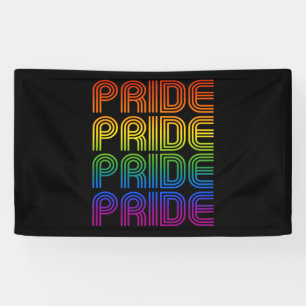 Retro Regenbogen Stolz Banner